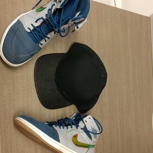 Air Jordon 1's and Jumpman Hat
